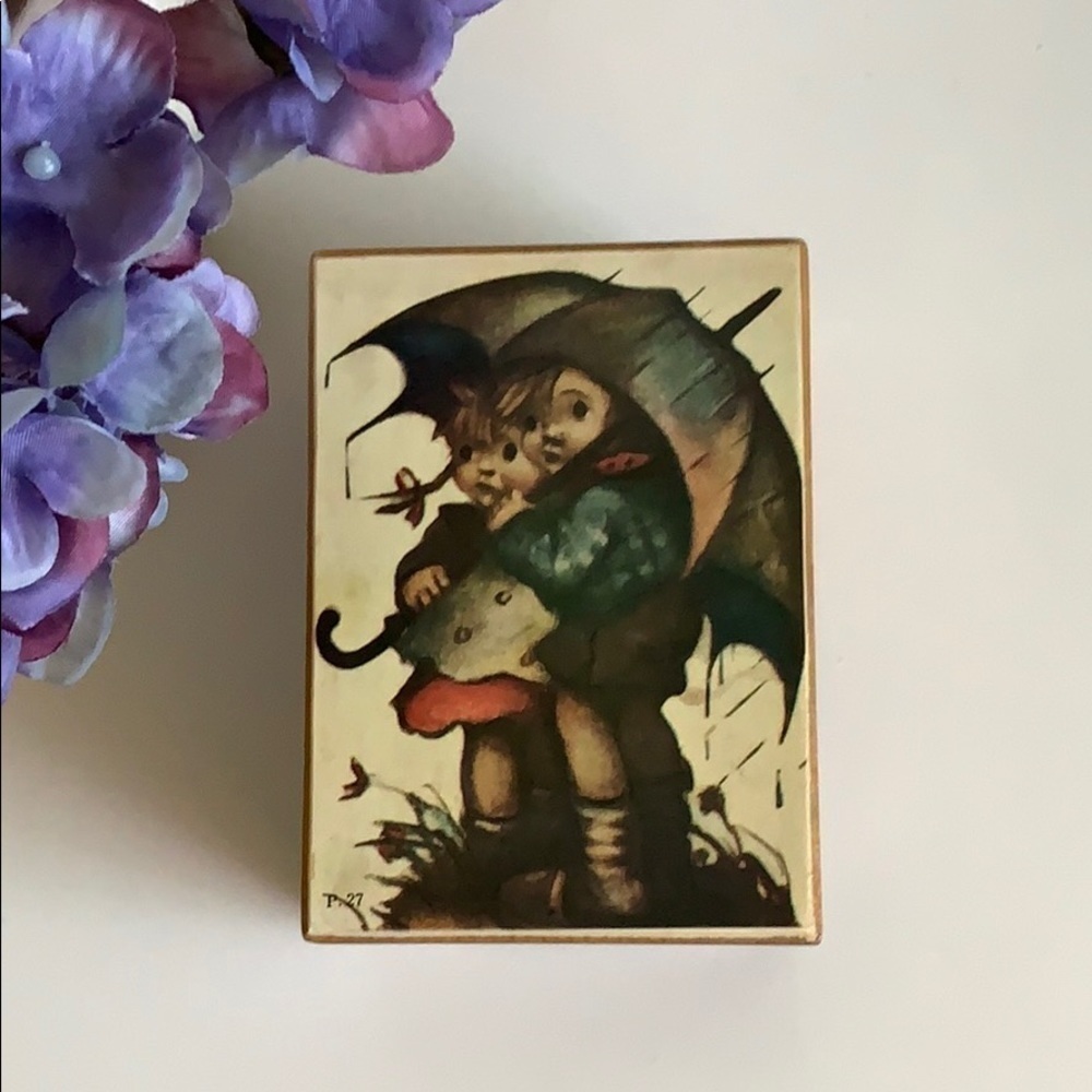 Vintage Hummel Children Trinket Music Box